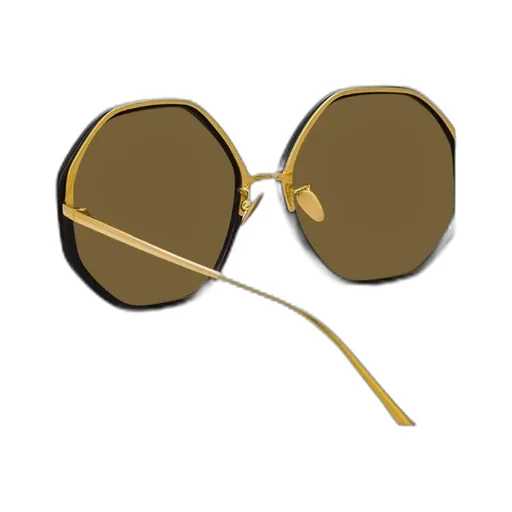 Hexagonal Frame Sunglasses