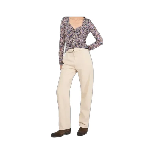 Logo Patch Straight-Leg Jeans