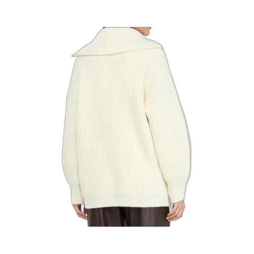 Double-Breasted Knitted Coat