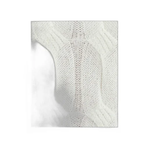 Cable-Knit Roll-Neck Sweater