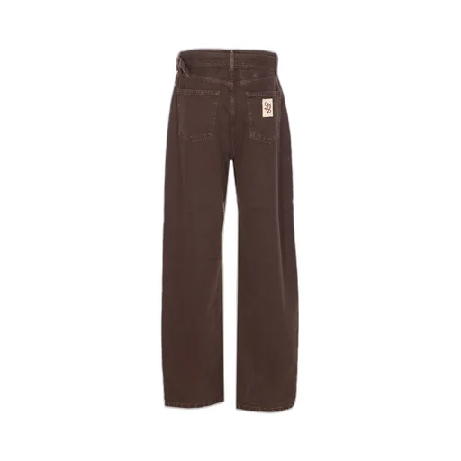 Logo Patch Straight-Leg Jeans