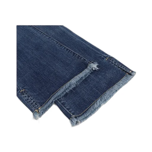 Small Split Faded Jeans Pants