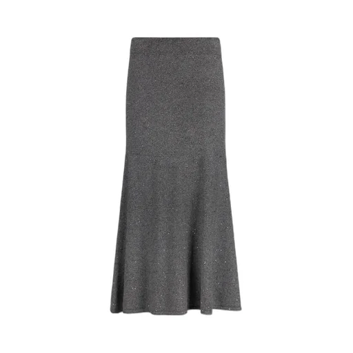 Sequin Embellished Midi Skirt
