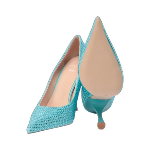 Leonie Hanne X Liu Jo Embellished Sculpted Heel Pumps