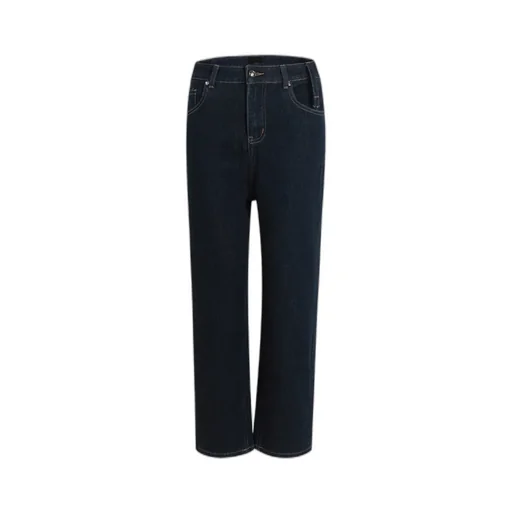 Button Zipper Jeans Pants