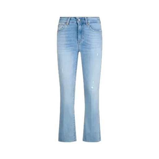 High-Rise Bootcut Jeans