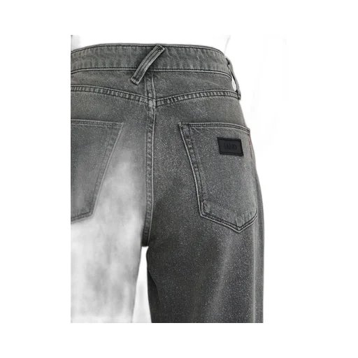 High-Waisted Straight-Leg Jeans