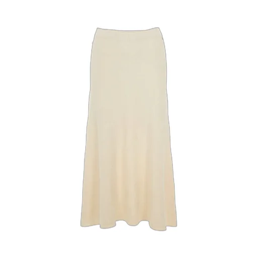 Ribbed Knit A-Line Skirt