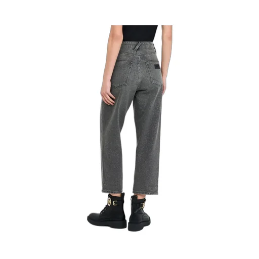 High-Waisted Straight-Leg Jeans