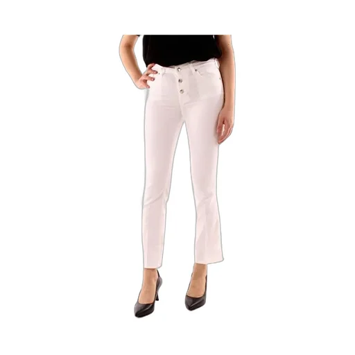 Buttoned Cropped Jeans