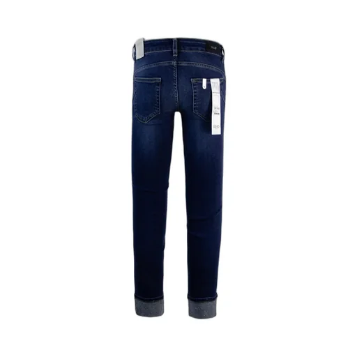 Turn-Up Straight Leg Jeans