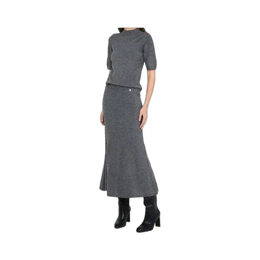 Sequin Embellished Midi Skirt