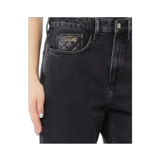 Logo Plaque Straight-Leg Jeans