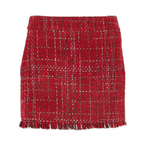 Fringed Mini Skirt