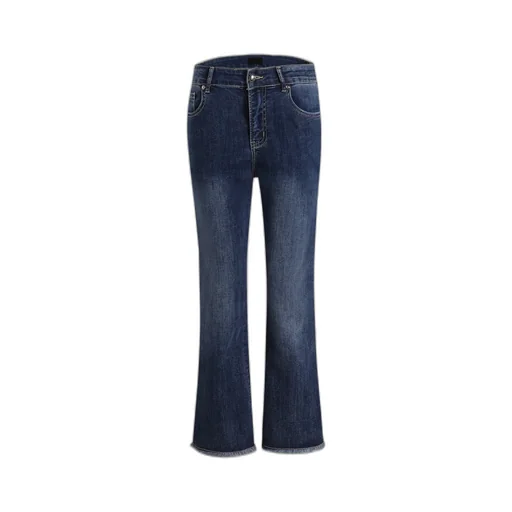 Small Split Faded Jeans Pants