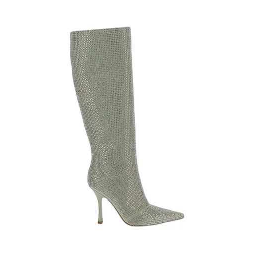 Leonie Hanne X Liu Jo Embellished Pointed Toe Boots