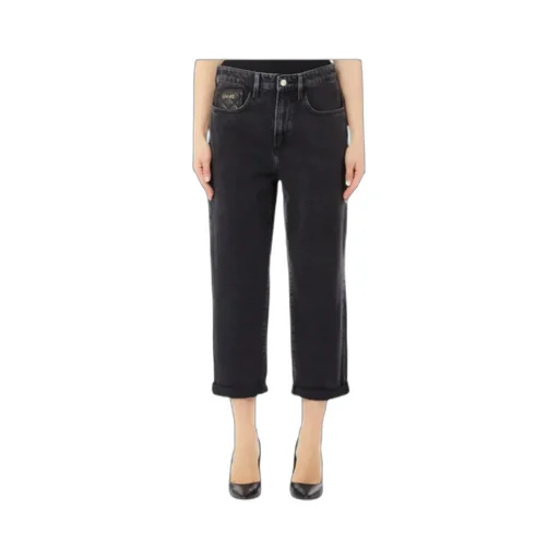 Logo Plaque Straight-Leg Jeans