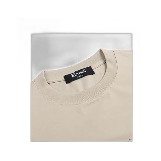 Printed Fake Two-Piece Long-Sleeved Base Shirt