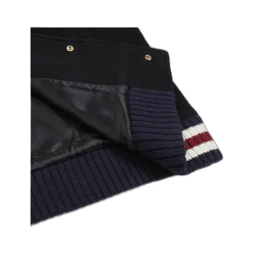 Vintage Woolen Cloth Embroidered Baseball Coat