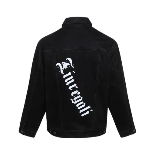 Logo Denim Coat
