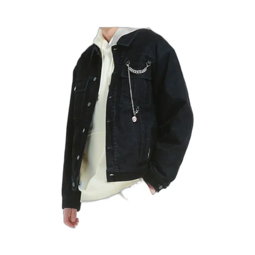 Logo Denim Coat