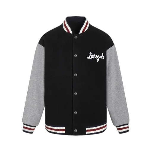 Vintage Woolen Cloth Embroidered Baseball Coat