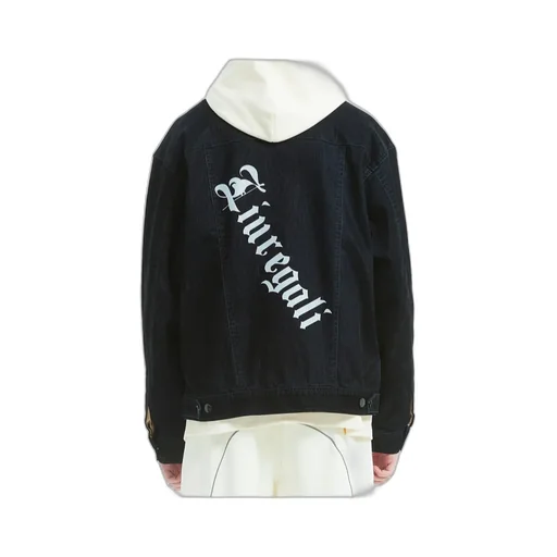Logo Denim Coat
