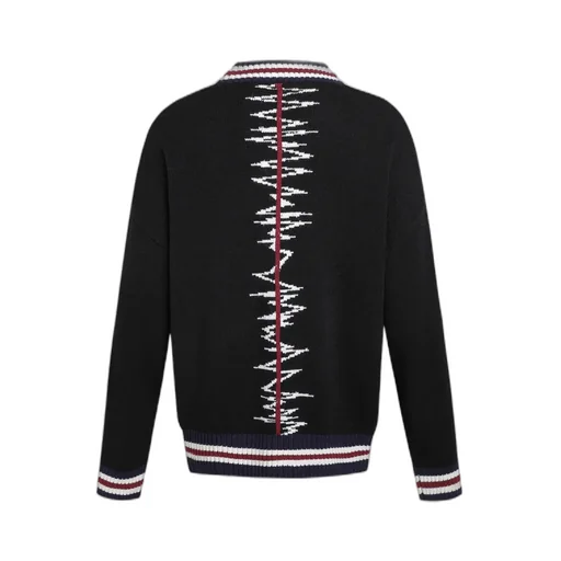 Sonic Jacquard Knitted Cardigan