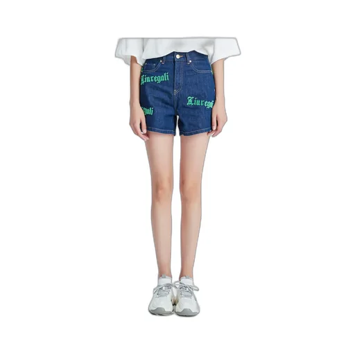 High Waist Denim Shorts