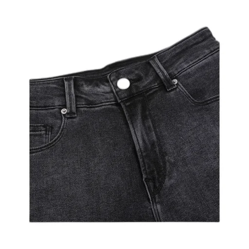 Trim Rough Rimmed Riding Denim Shorts
