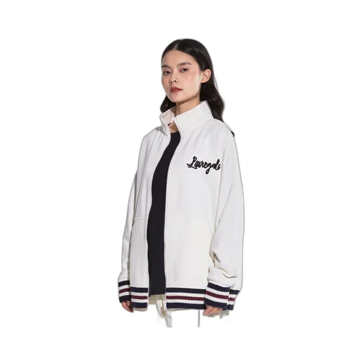 Long-Sleeved Logo Casual Jacket