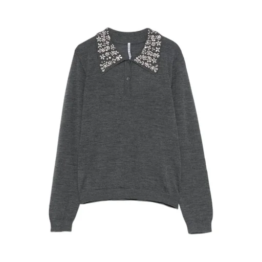 Fabienne Embellished Collar Knitwear