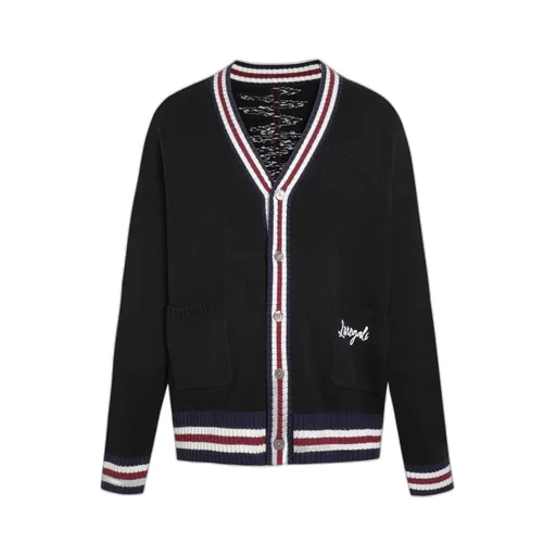Sonic Jacquard Knitted Cardigan