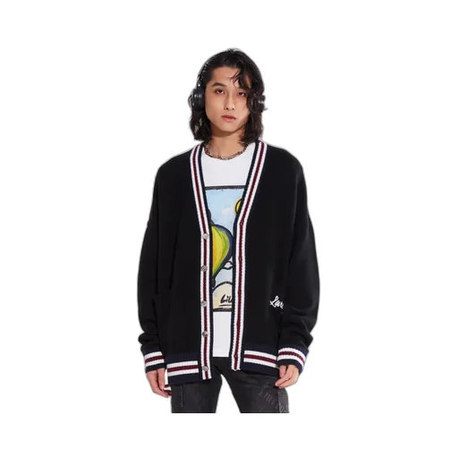 Sonic Jacquard Knitted Cardigan