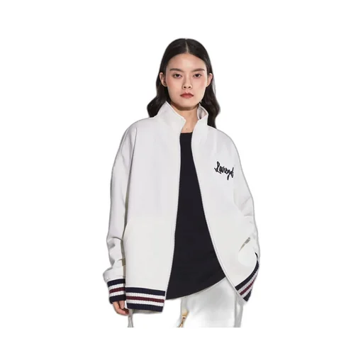 Long-Sleeved Logo Casual Jacket