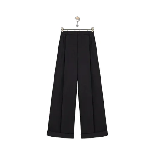 Pleated-Cuffed Trousers