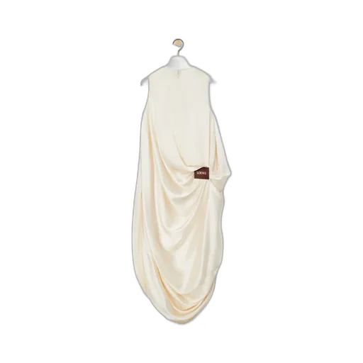 Draped Dress In Silk