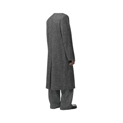 Double-Breasted Mid-Length Coat
