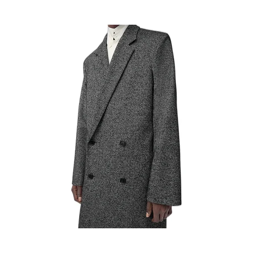 Double-Breasted Mid-Length Coat