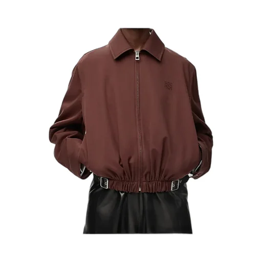 Gathered Front Belted Jacket