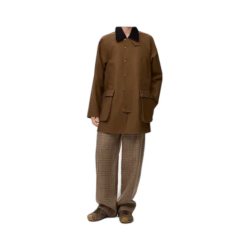 Trapeze Snap Buttoned Jacket