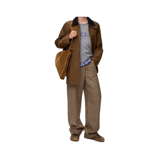 Trapeze Snap Buttoned Jacket