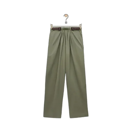 Loose Fit Belted Trousers
