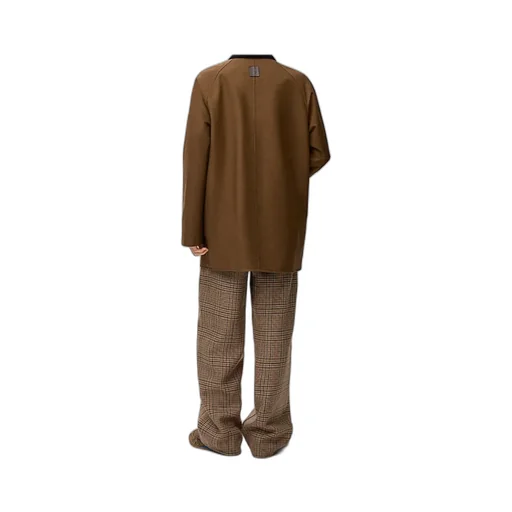 Trapeze Snap Buttoned Jacket