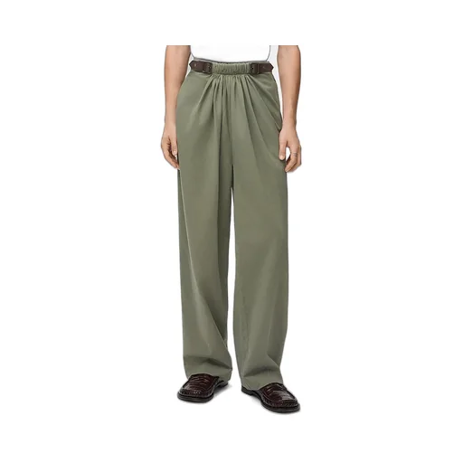 Loose Fit Belted Trousers