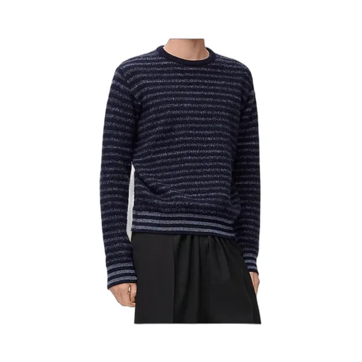 Blurred Effect Striped Jumper