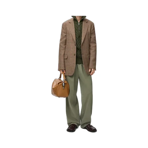 Loose Fit Belted Trousers
