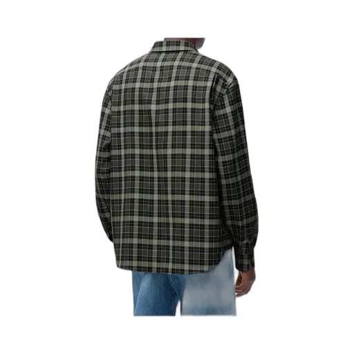 Checked Long-Sleeved Shirt