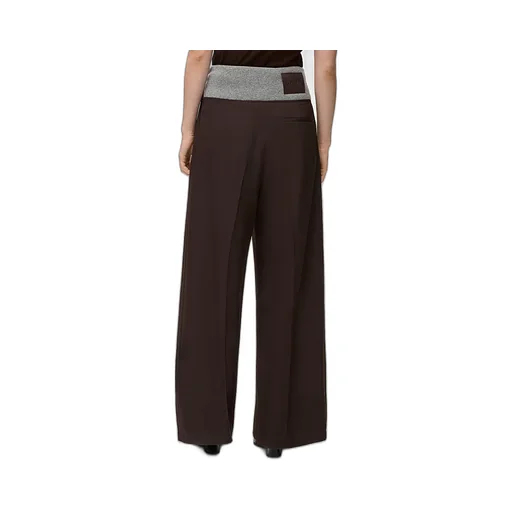 Straight Leg Pleated Pants