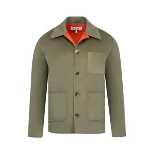 Patch-Pocket Shirt Jacket